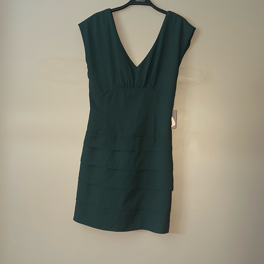 Forever 21 Dark Green Mini Dress
